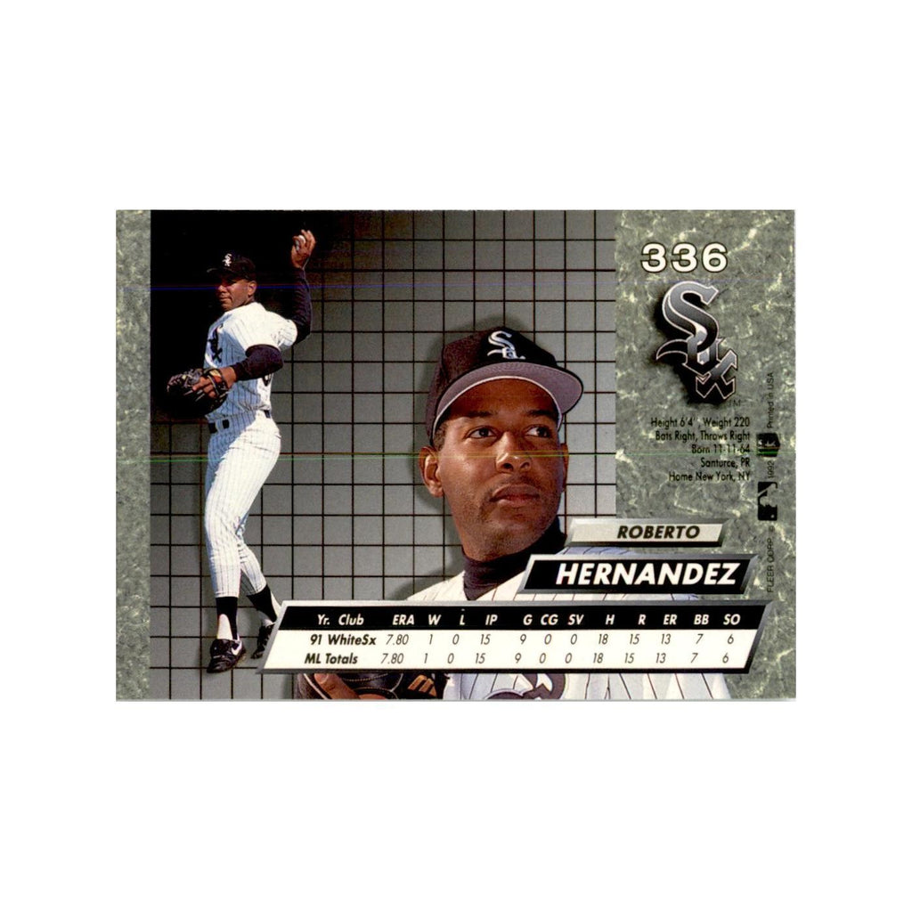 1992 Fleer Ultra Roberto Hernandez RC Baseball Cards #336