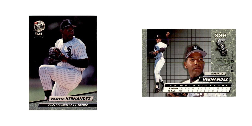 1992 Fleer Ultra Roberto Hernandez RC Baseball Cards #336