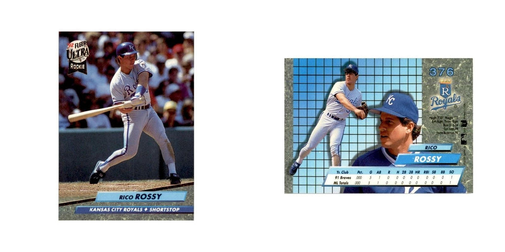 1992 Fleer Ultra Rico Rossy Baseball Cards #376