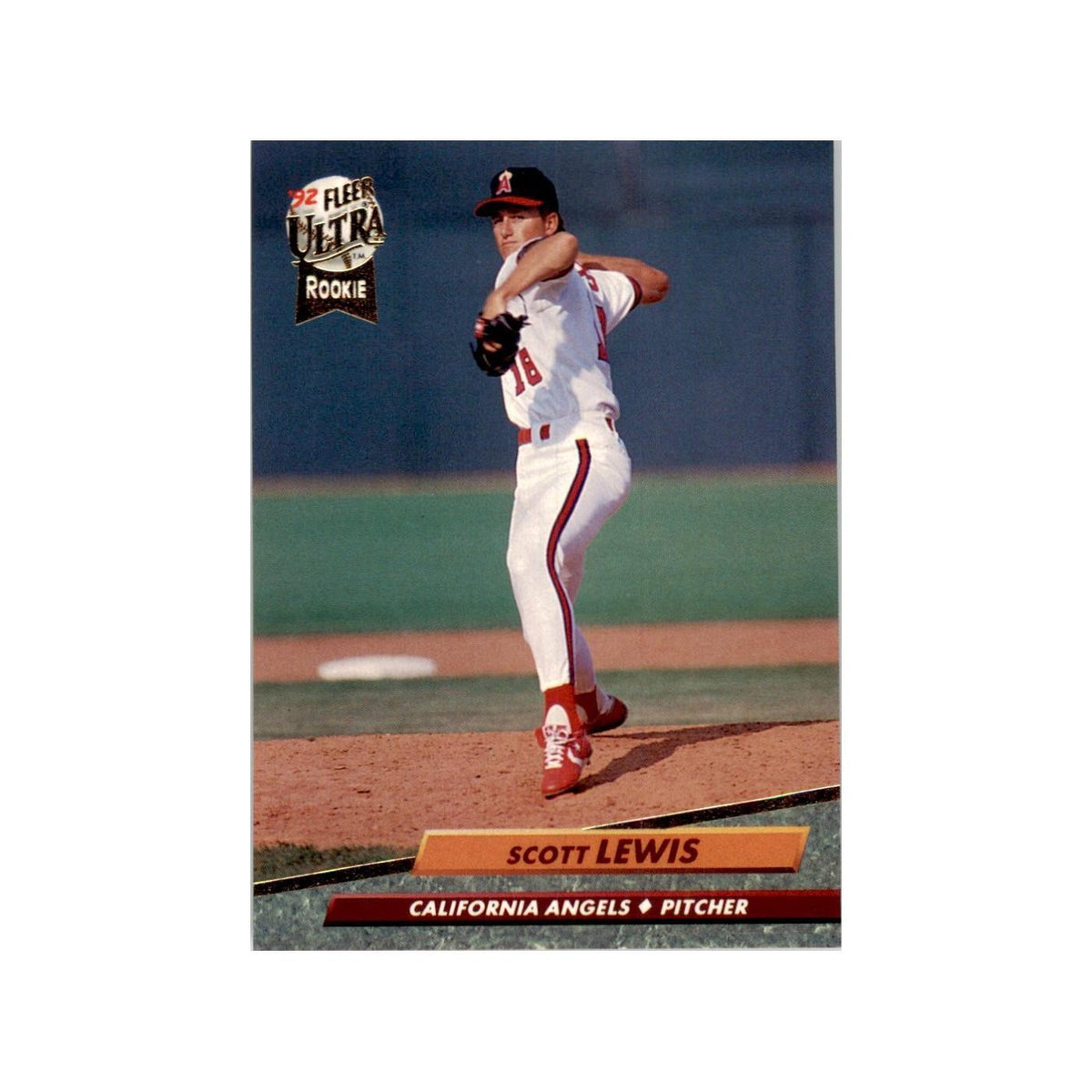 1992 Fleer Ultra Scott Lewis RC Baseball Cards #328