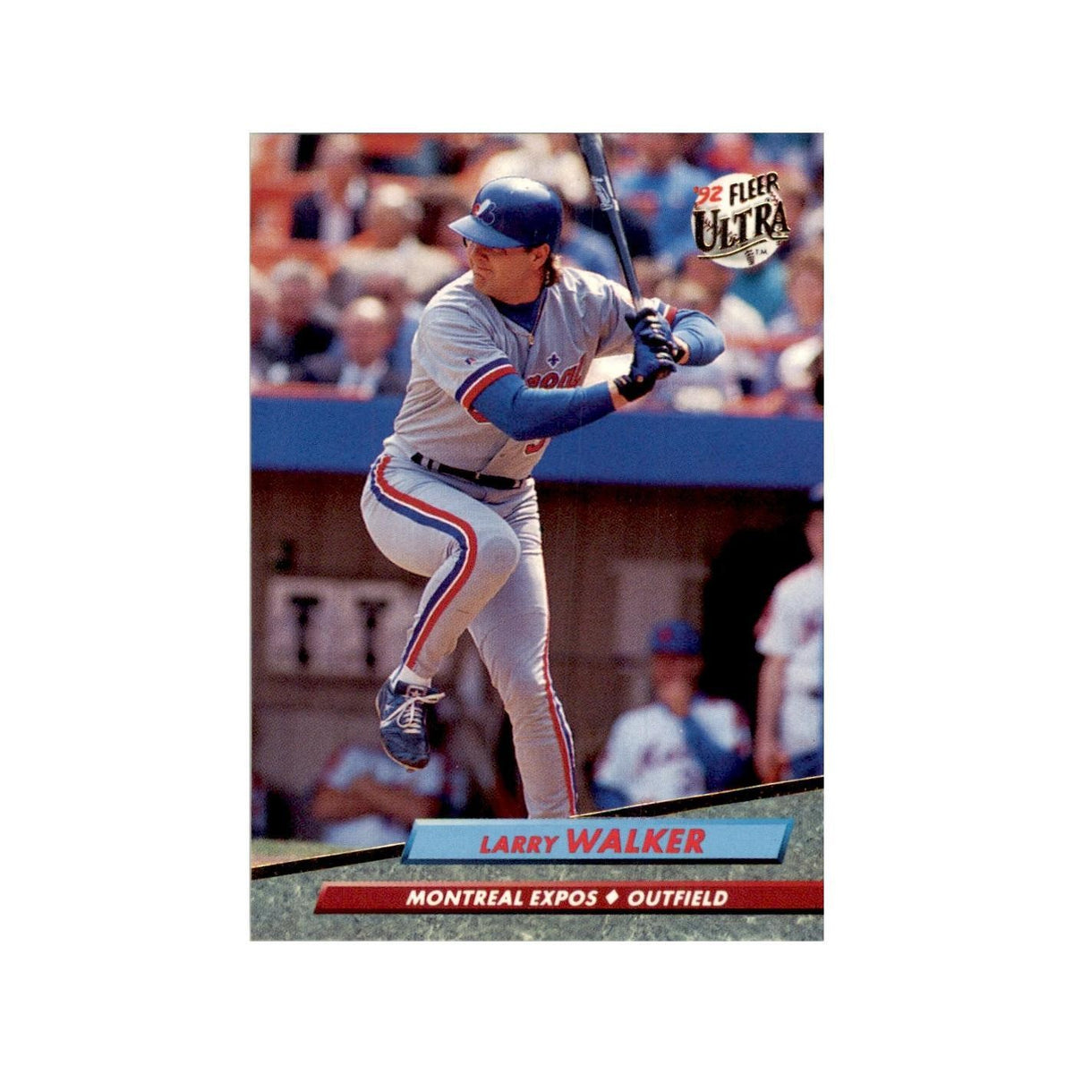 1992 Fleer Ultra Larry Walker Baseball Cards #525