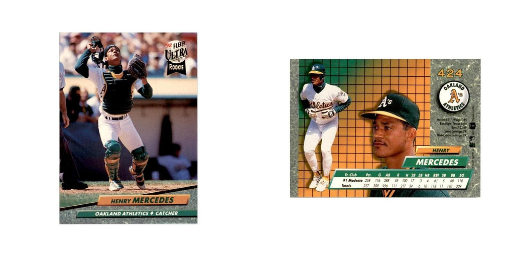 1992 Fleer Ultra Henry Mercedes Baseball Cards #424
