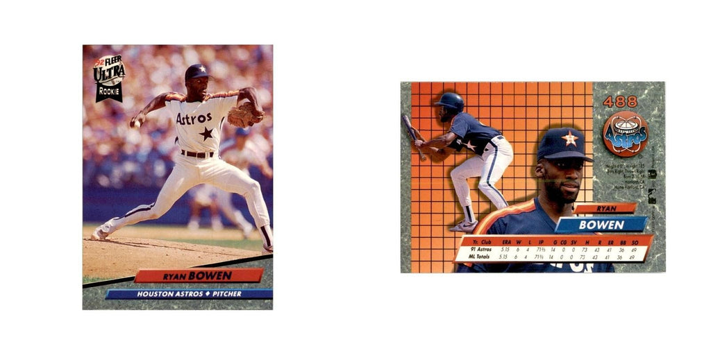 1992 Fleer Ultra Ryan Bowen Baseball Cards #488