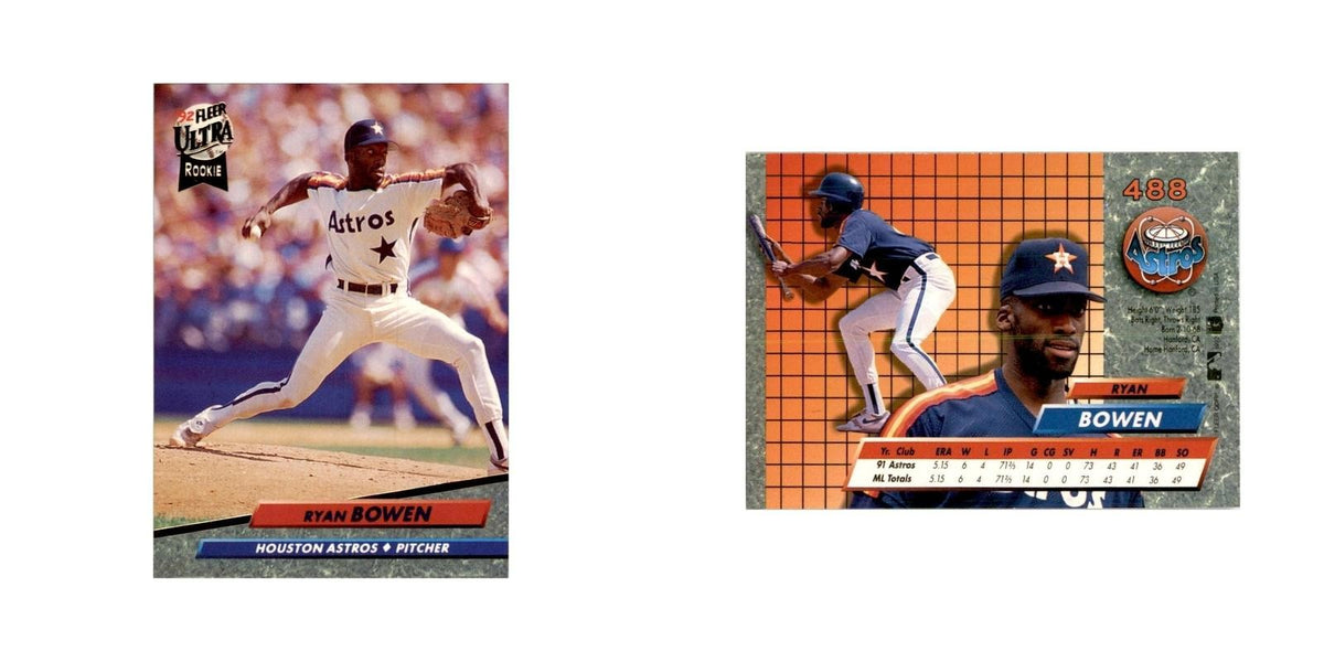 1992 Fleer Ultra Ryan Bowen Baseball Cards #488