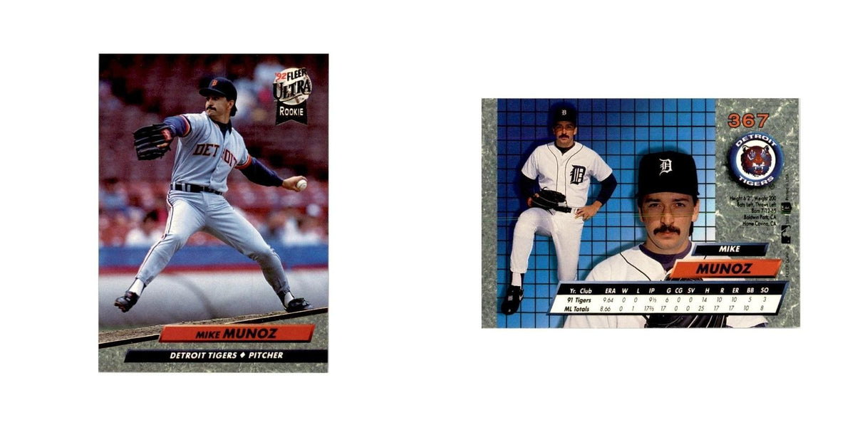 1992 Fleer Ultra Mike Munoz Baseball Cards #367