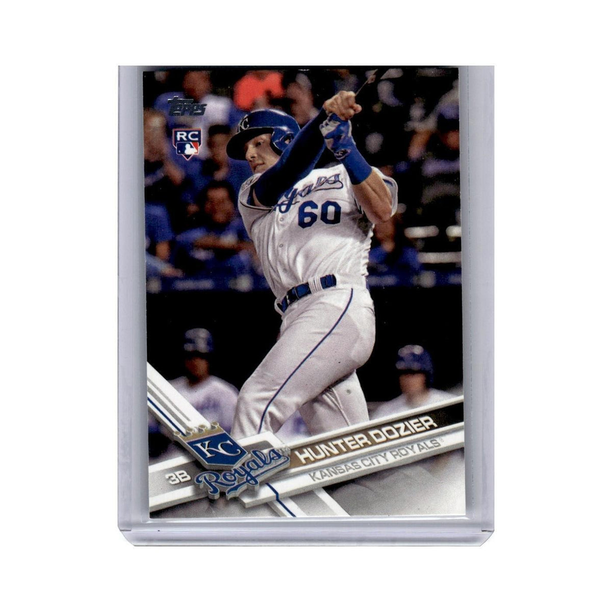 Hunter Dozier Rookie 2017 Topps #493 Kansas City Royals Baseball Card NM