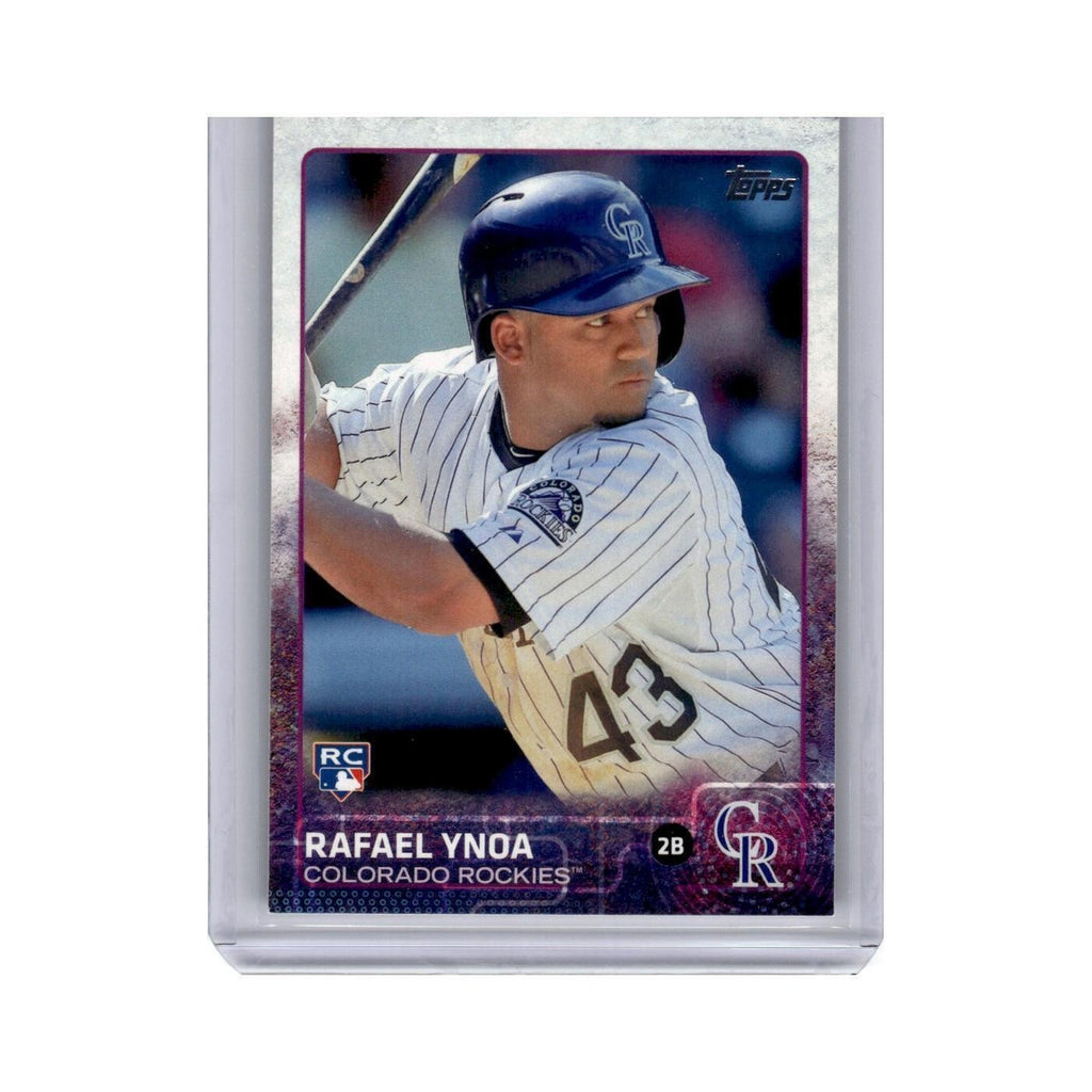 Rafael Ynoa Rookie 2015 Topps #695 Colorado Rockies Baseball Card NM