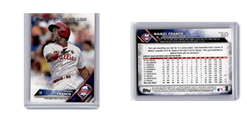 Maikel Franco 2016 Topps #207 Philadelphia Phillies Baseball Card NM