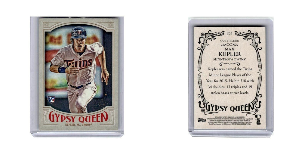 Max Kepler Rookie 2016 Topps Gypsy Queen #263 Minnesota Twins Baseball Card NM