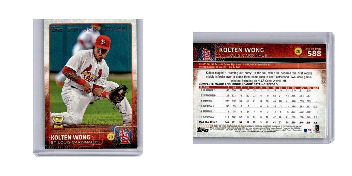 Kolten Wong 2015 Topps Limited #588 St. Louis Cardinals Baseball Card NM