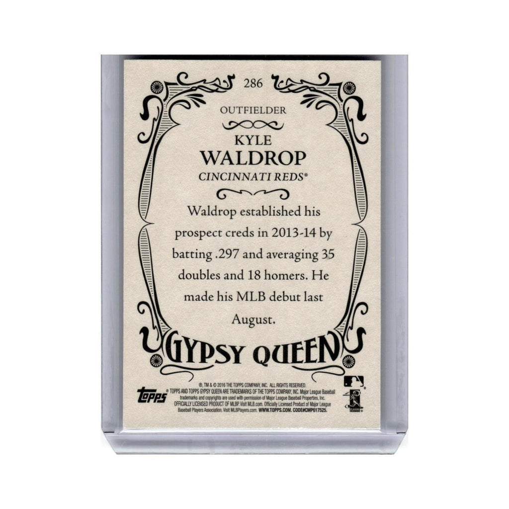 Kyle Waldrop Rookie 2016 Topps Gypsy Queen #286 Cincinnati Reds Baseball Card NM