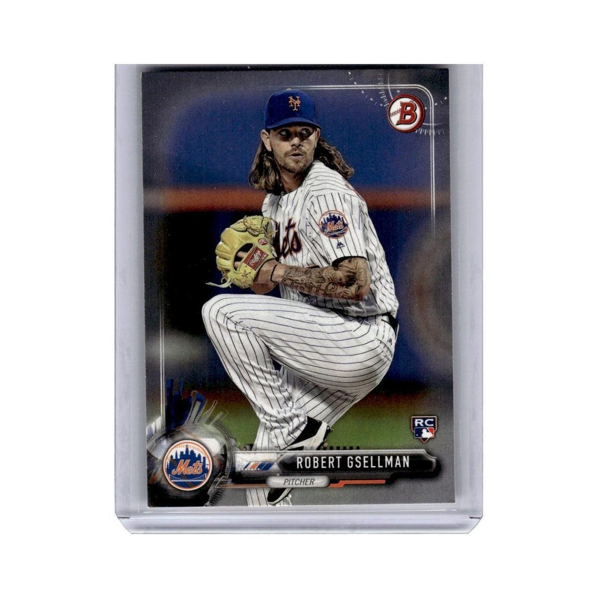 Robert Gsellman Rookie 2017 Bowman #34 New York Mets Baseball Card NM