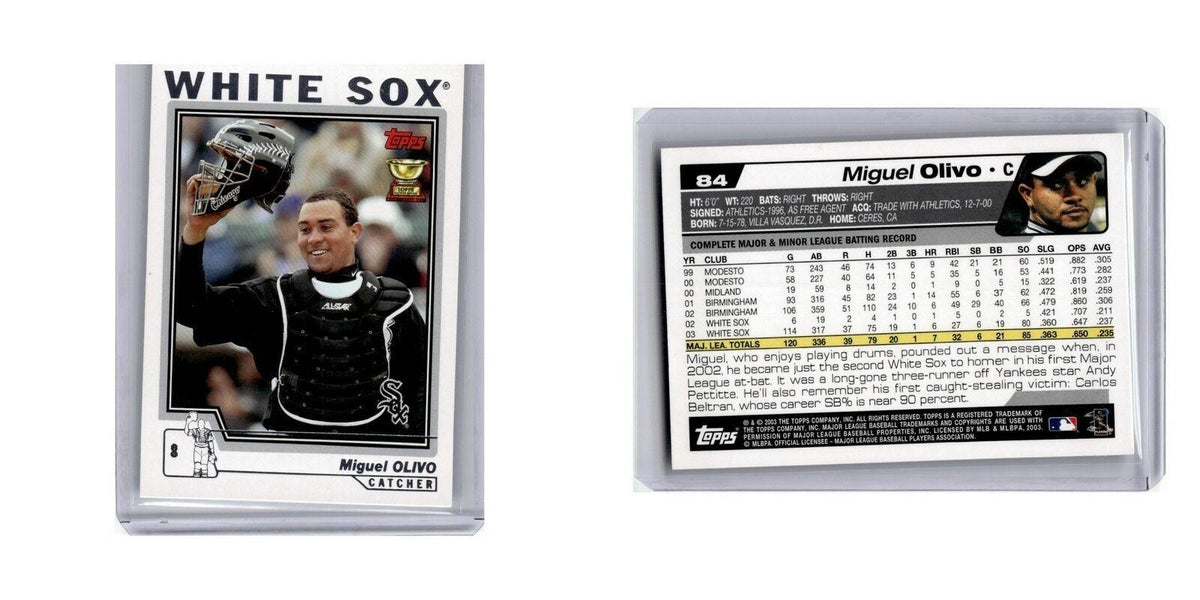 Miguel Olivo 2004 Topps #84 Chicago White Sox Baseball Card NM
