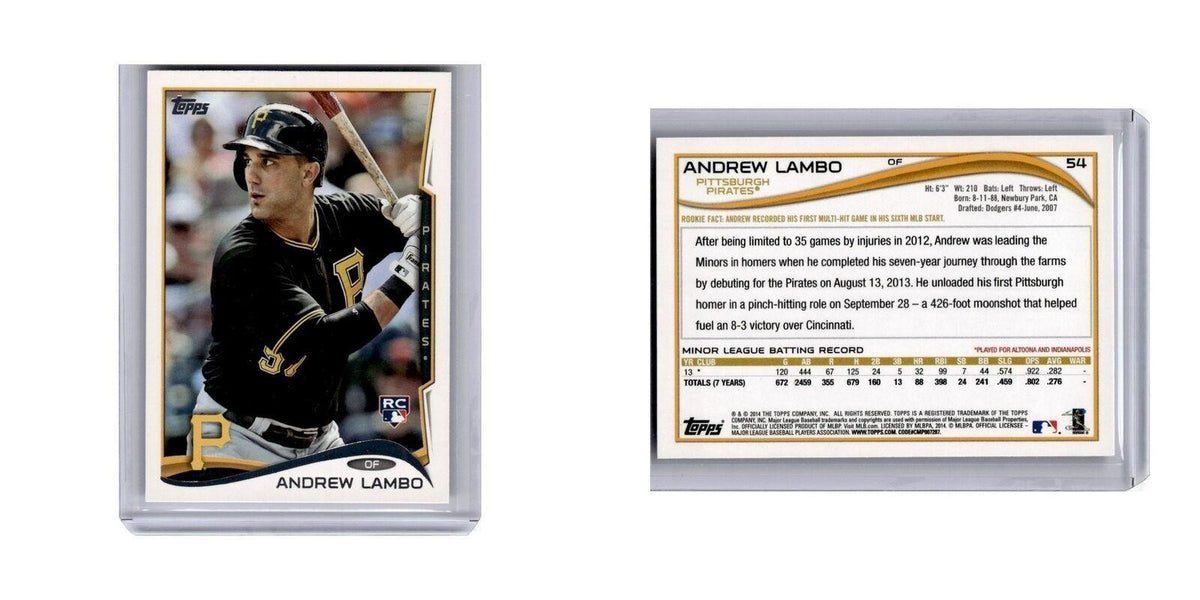 Andrew Lambo Rookie 2014 Topps #54 Pittsburgh Pirates Baseball Card NM
