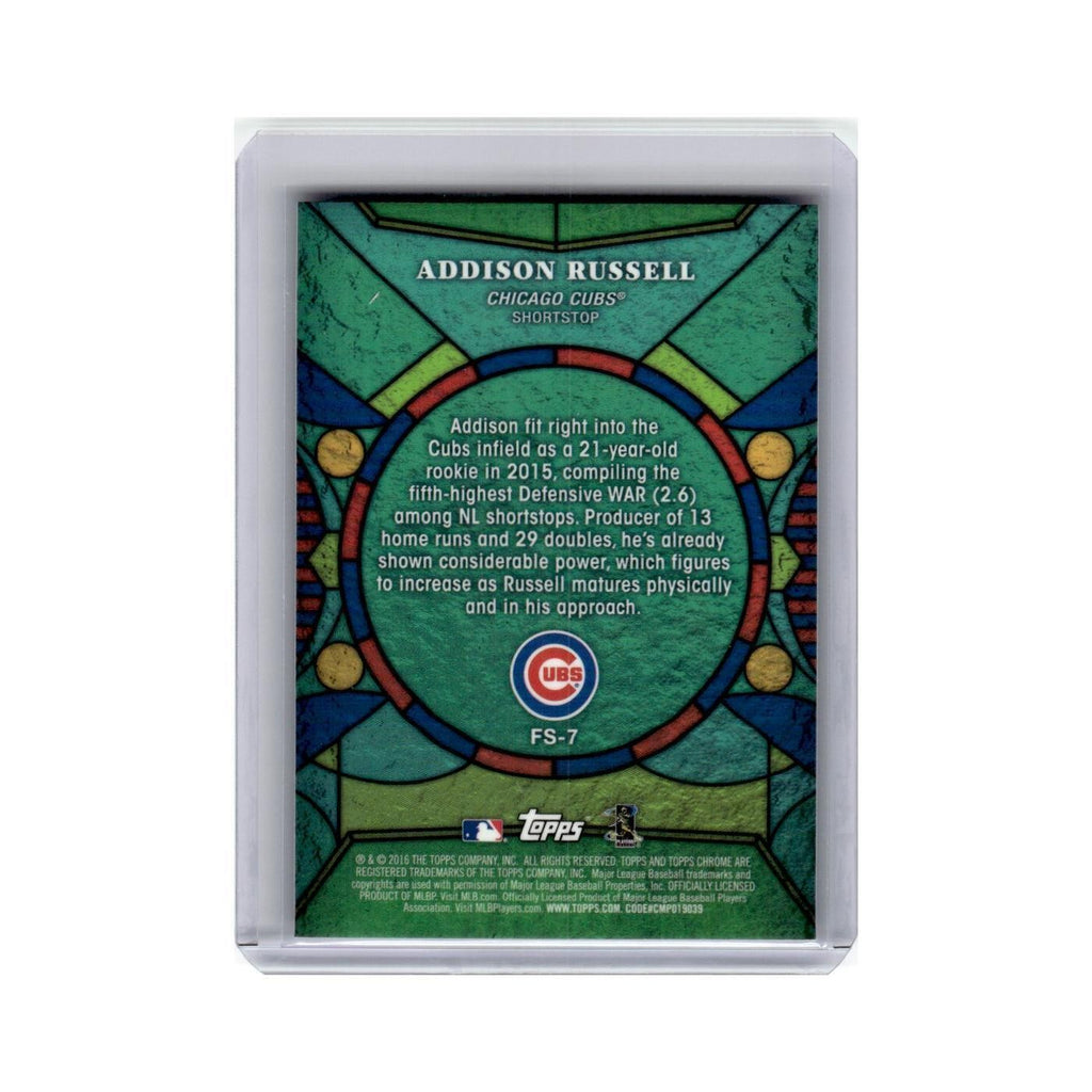 Addison Russell 2016 Topps Chrome #FS-7 Chicago Cubs Baseball Card NM