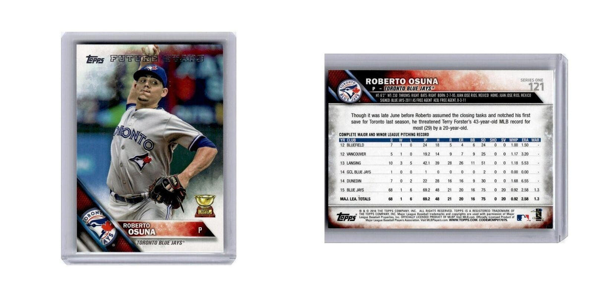 Roberto Osuna 2016 Topps #121 Toronto Blue Jays Baseball Card NM