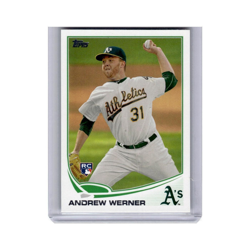 Andrew Werner Rookie 2013 Topps #433 Oakland Athletics Baseball Card NM