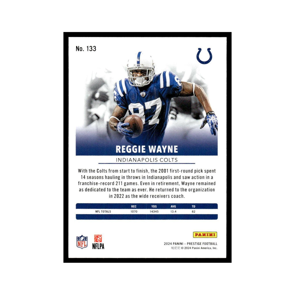 Reggie Wayne 2024 Panini Prestige #133 Indianapolis Colts Football Card NM
