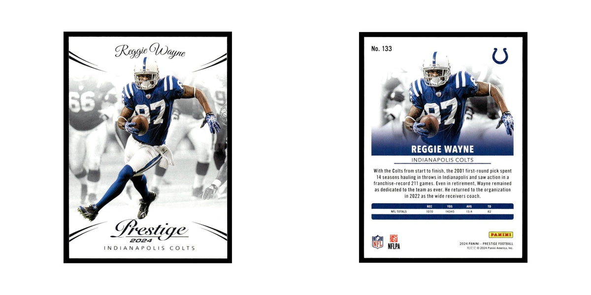 Reggie Wayne 2024 Panini Prestige #133 Indianapolis Colts Football Card NM