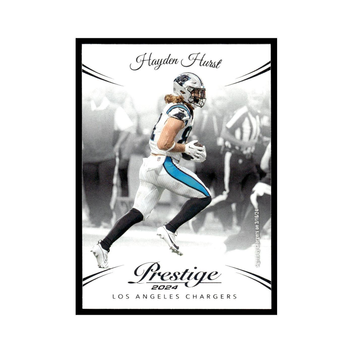 Hayden Hurst 2024 Panini Prestige #168 Los Angeles Chargers Football Card NM