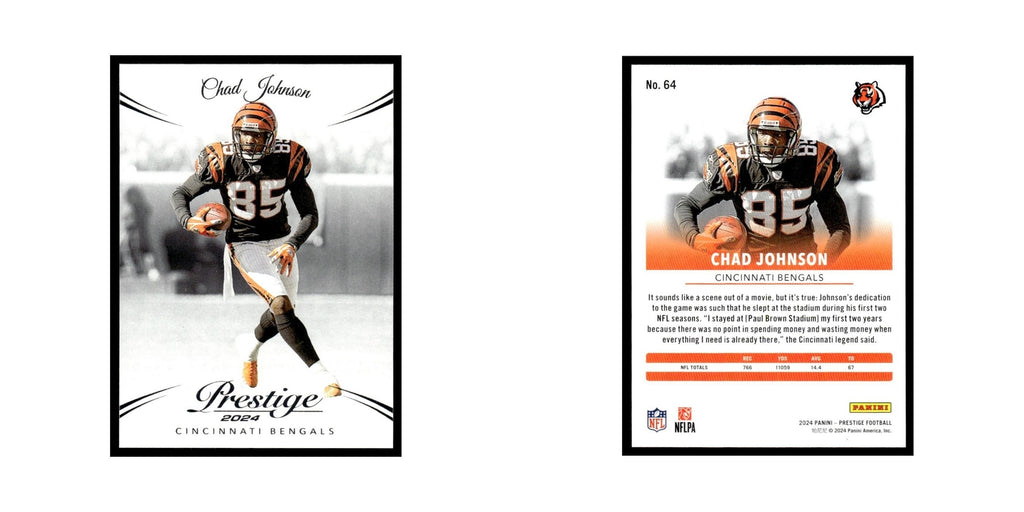 Chad Johnson 2024 Panini Prestige #64 Cincinnati Bengals Football Card NM