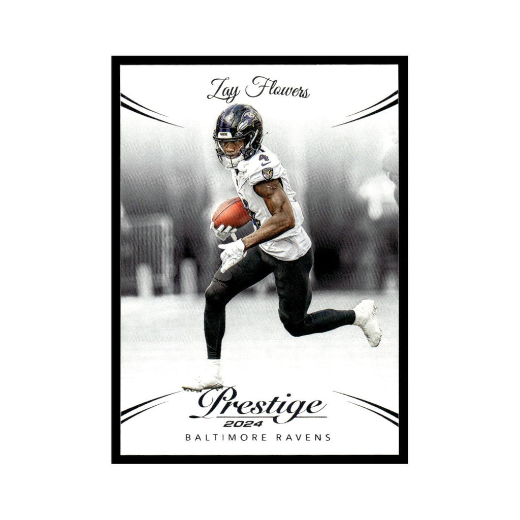 Zay Flowers 2024 Panini Prestige #22 Baltimore Ravens Football Card NM