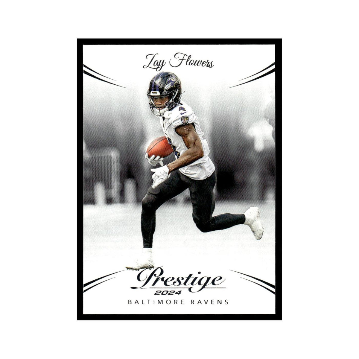 Zay Flowers 2024 Panini Prestige #22 Baltimore Ravens Football Card NM