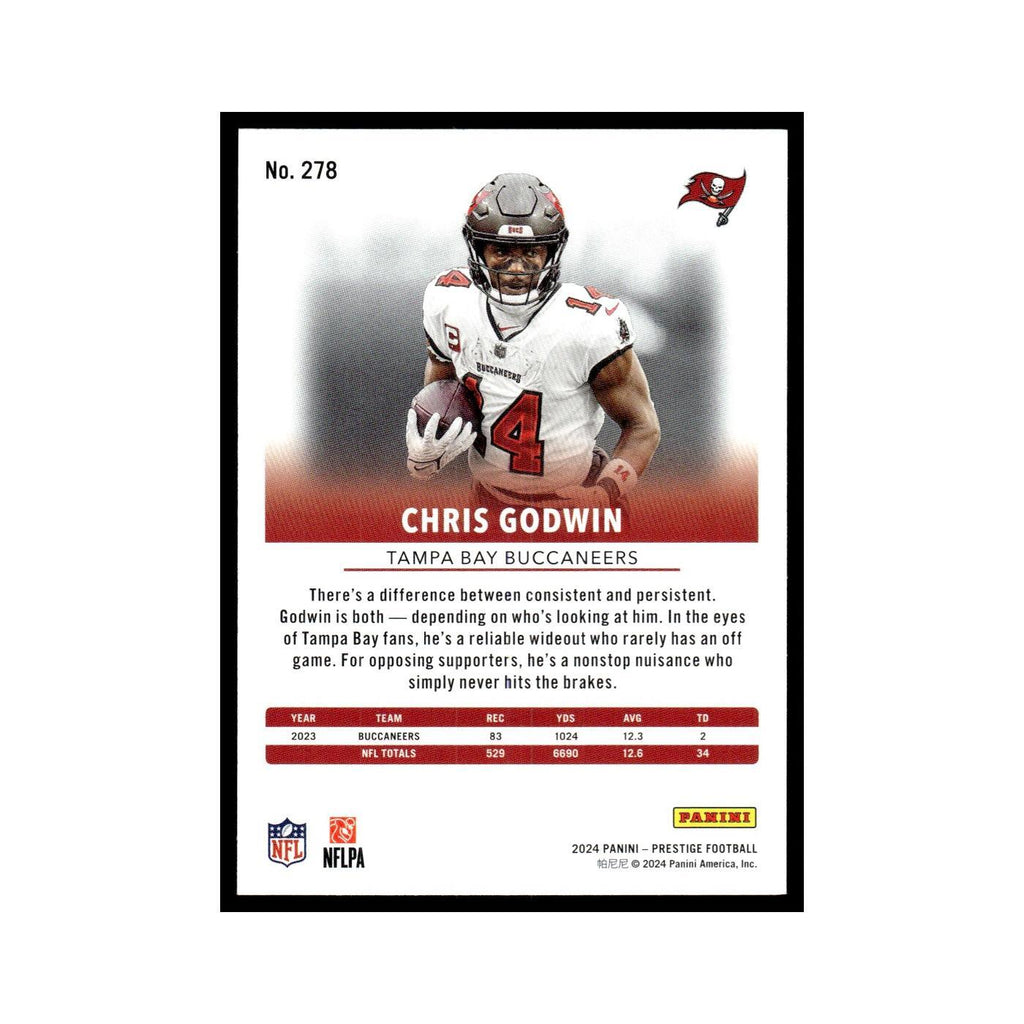 Chris Godwin 2024 Panini Prestige #278 Tampa Bay Buccaneers Football Card NM