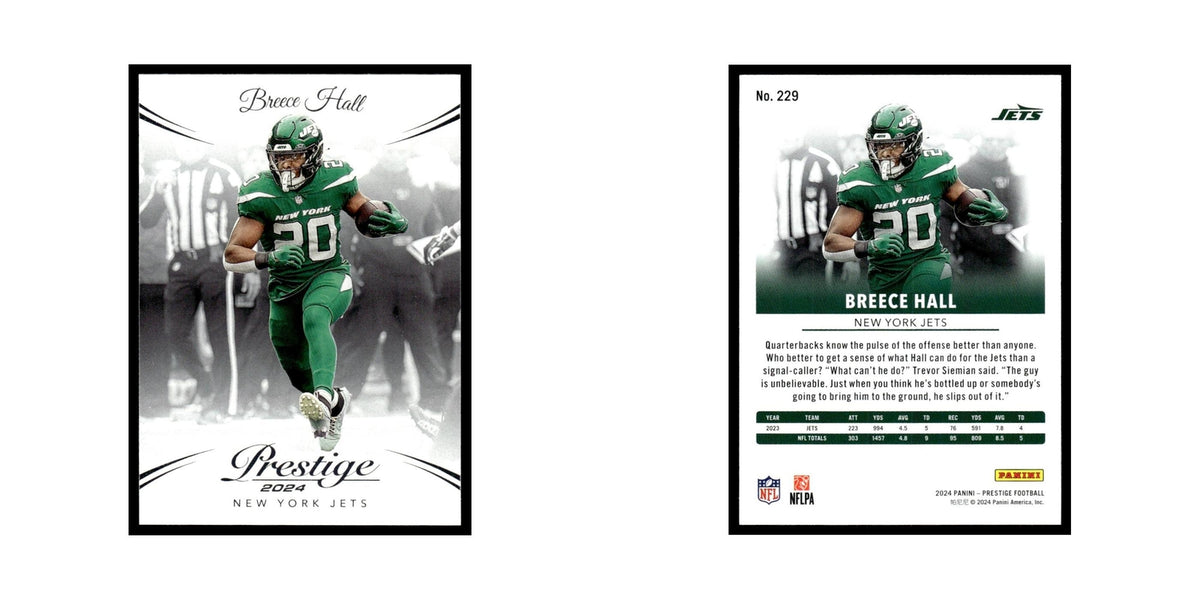 Breece Hall 2024 Panini Prestige #229 New York Jets Football Card NM