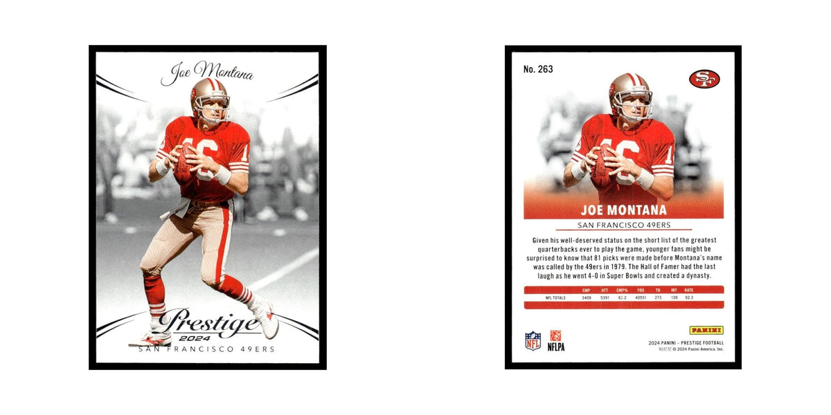 Joe Montana 2024 Panini Prestige #263 San Francisco 49ers Football Card NM