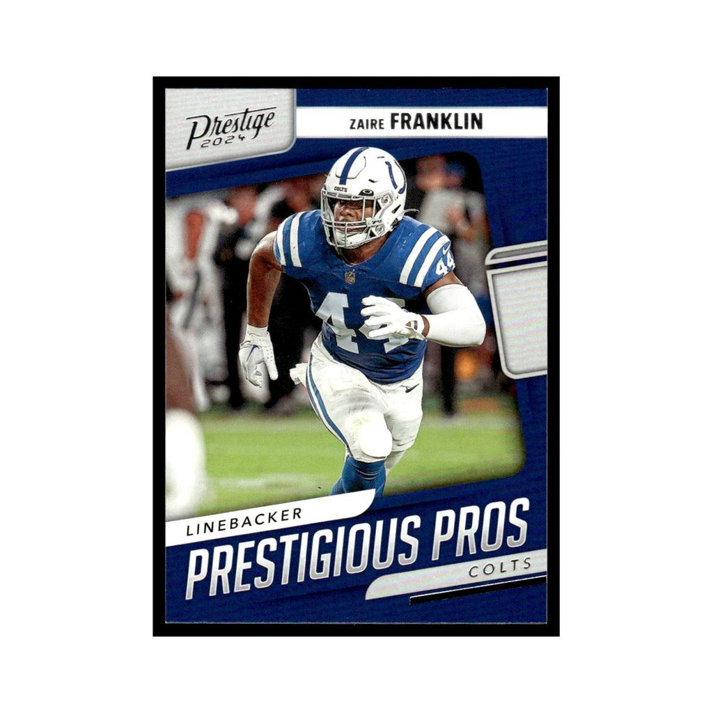 Zaire Franklin 2024 Panini Prestige #PP-ZFN Indianapolis Colts Football Card NM