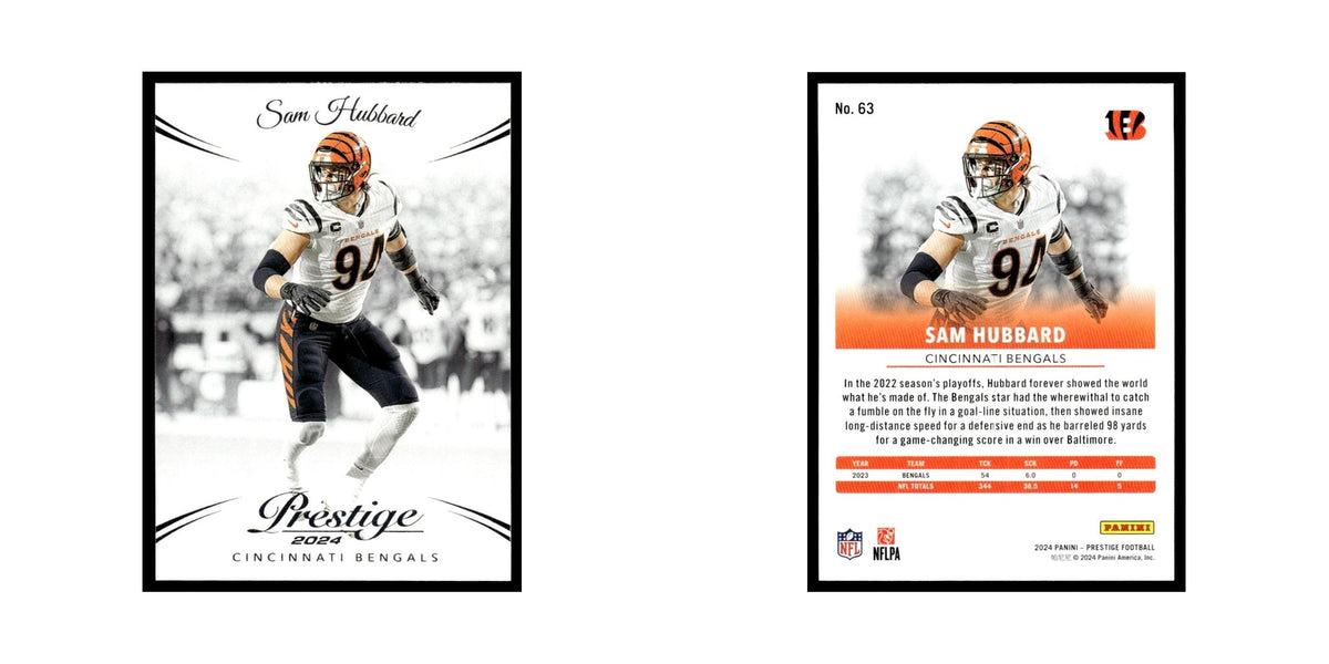 Sam Hubbard 2024 Panini Prestige #63 Cincinnati Bengals Football Card NM