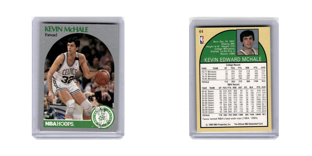 Kevin McHale 1990 Hoops #44 Boston Celtics Basketball Card NM