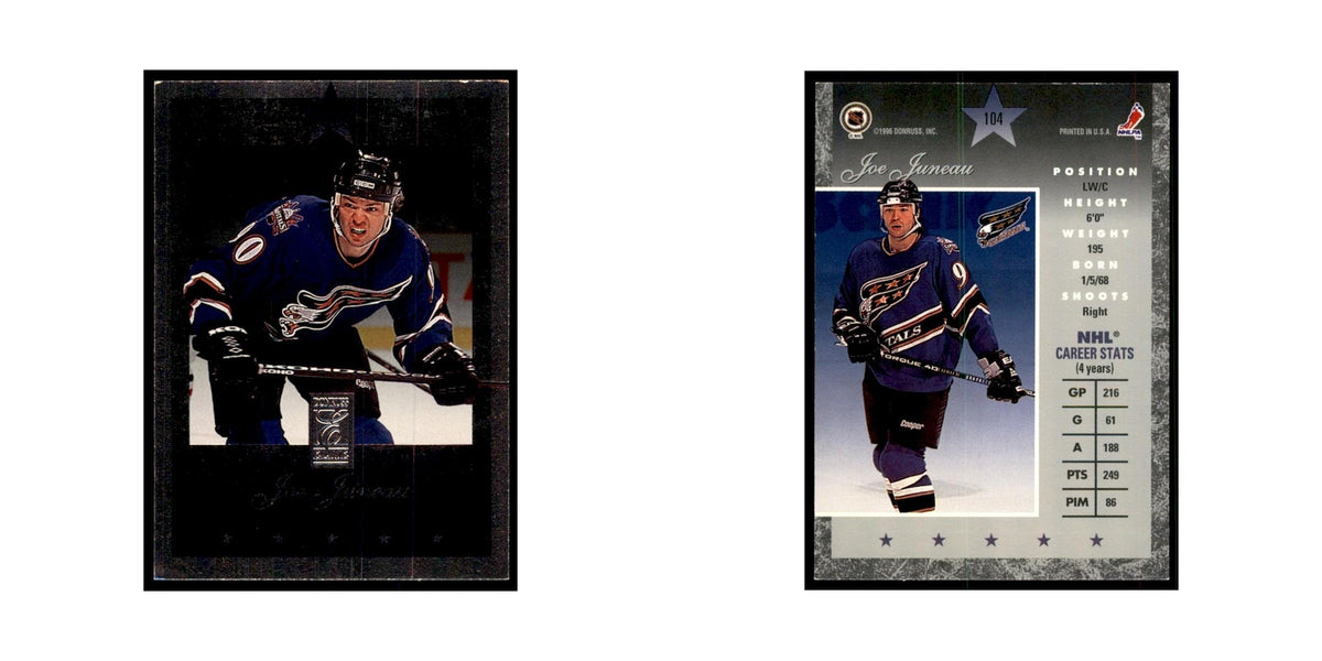 1996 Donruss Elite Joe Juneau Hockey Cards #104