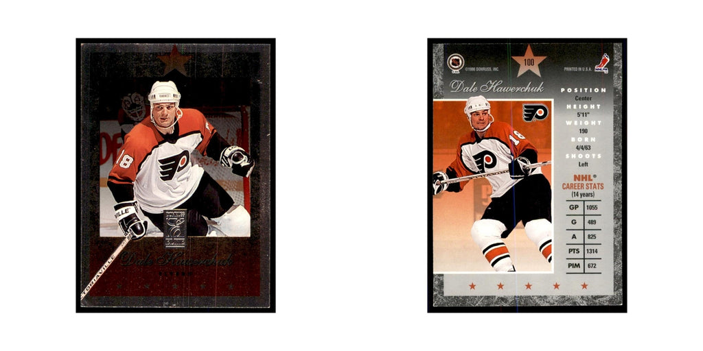 1996 Donruss Elite Dale Hawerchuk Hockey Cards #100
