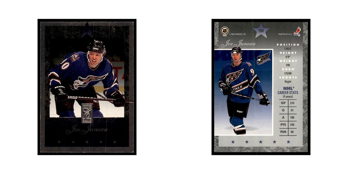 1996 Donruss Elite Joe Juneau Hockey Cards #104