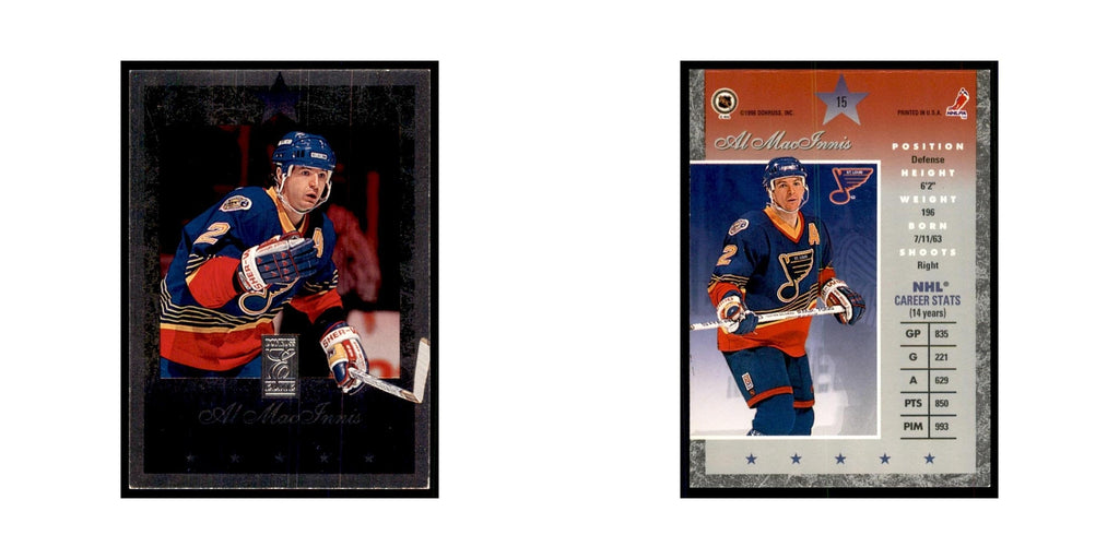 1996 Donruss Elite Al MacInnis Hockey Cards #15