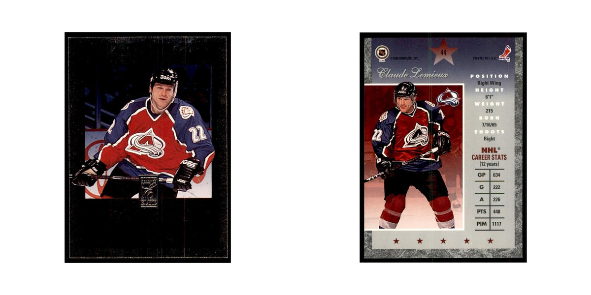 1996 Donruss Elite Claude Lemieux Hockey Cards #44