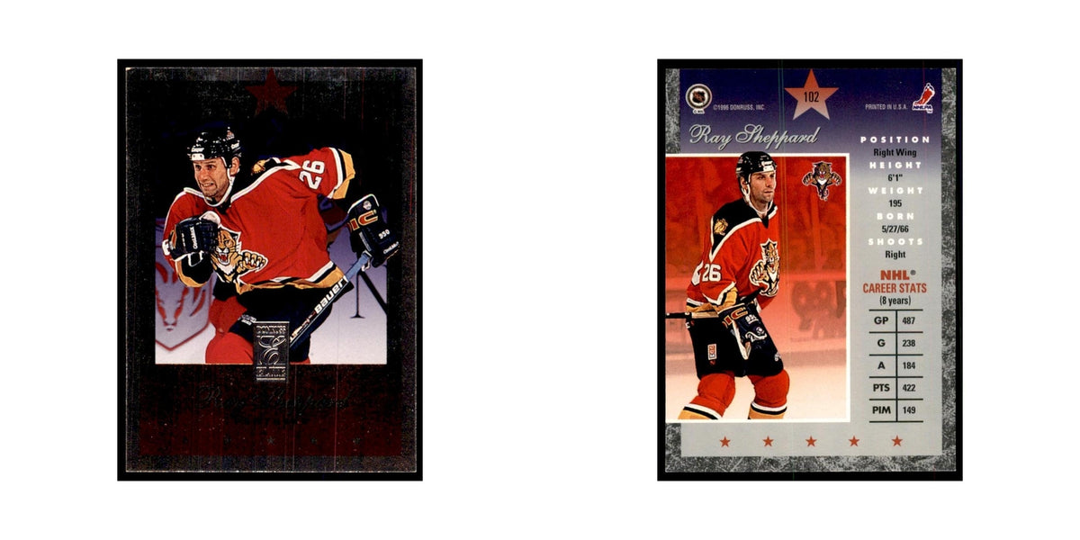 1996 Donruss Elite Ray Sheppard Hockey Cards #102