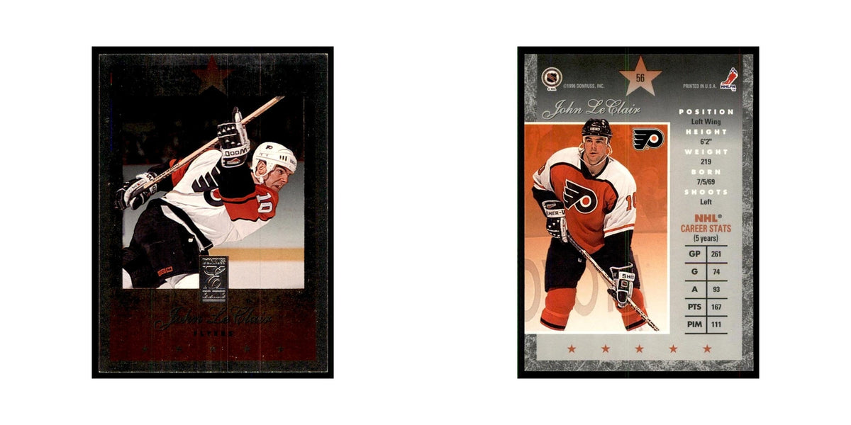 1996 Donruss Elite John LeClair Hockey Cards #56