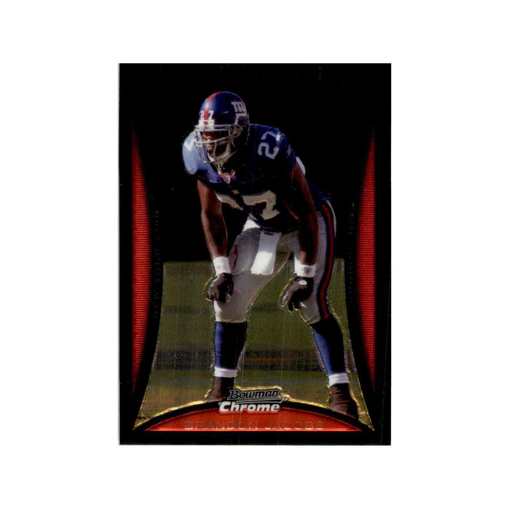 2008 Bowman Chrome Brandon Jacobs Football Cards #154