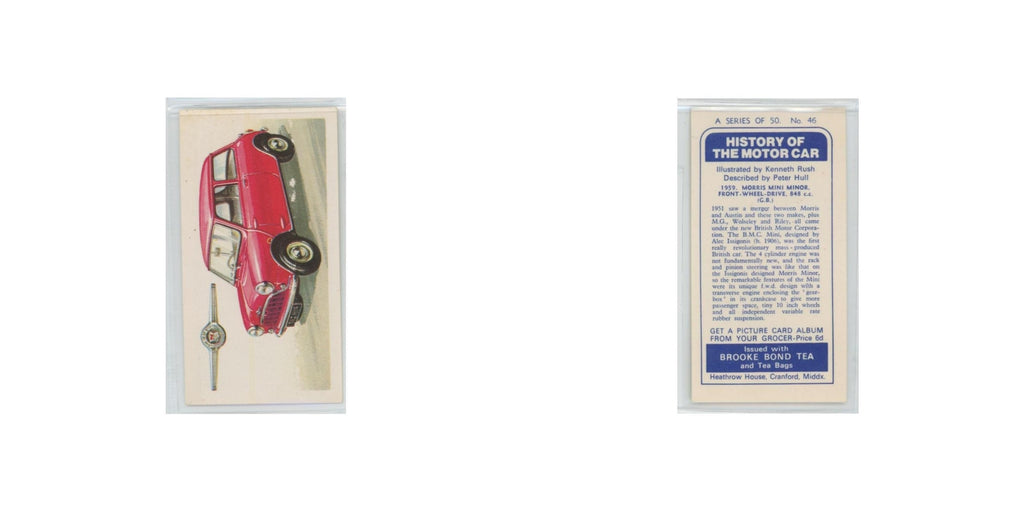 1968 Brooke Bond History of the Motor Car 1959 Morris Mini #46