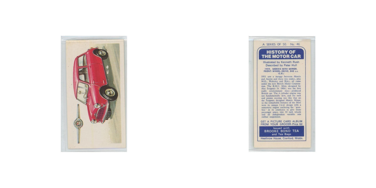 1968 Brooke Bond History of the Motor Car 1959 Morris Mini #46