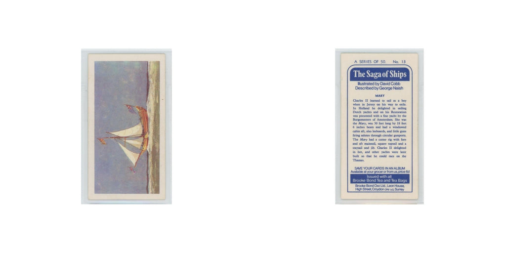 1970 Brooke Bond Saga of Ships Mary #13