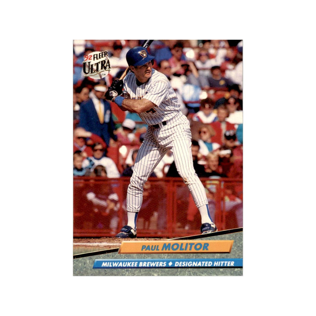 1992 Fleer Ultra Paul Molitor Baseball Cards #81