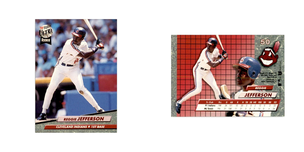 1992 Fleer Ultra Reggie Jefferson Baseball Cards #50