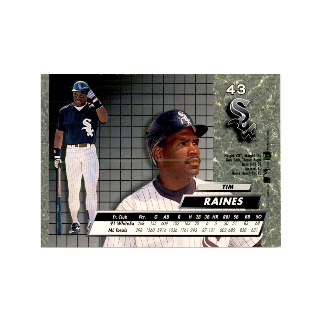 1992 Fleer Ultra Tim Raines Baseball Cards #43