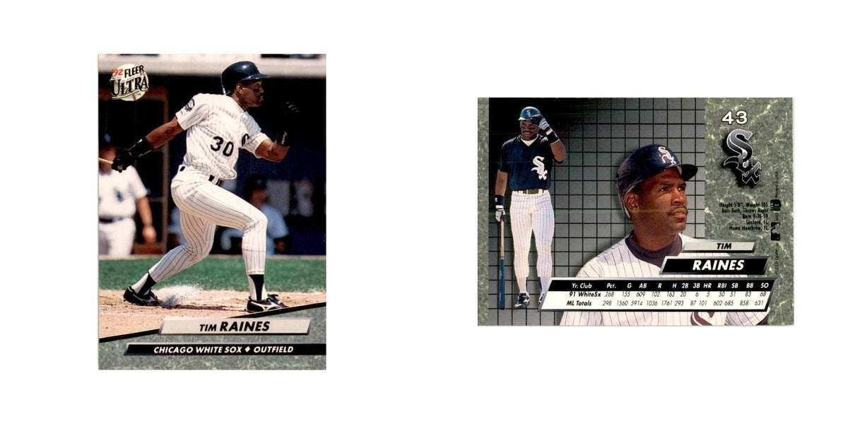 1992 Fleer Ultra Tim Raines Baseball Cards #43