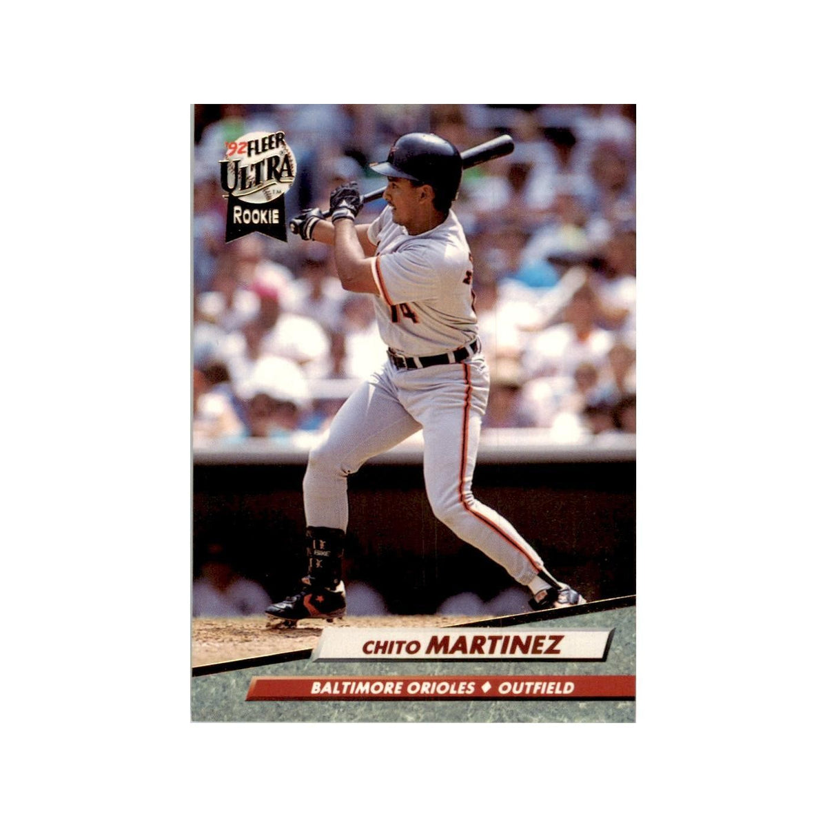1992 Fleer Ultra Chito Martinez RC Baseball Cards #7
