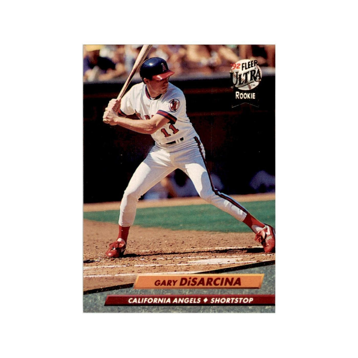 1992 Fleer Ultra Gary DiSarcina Baseball Cards #24